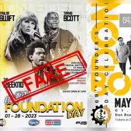 Fact check: Will Taylor Swift, The Weekend, Travis Scott perform in Don Bosco Makati?