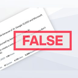 FACT-CHECK: Twitter user falsely claims tech giants have fired thousands of workers due to AI